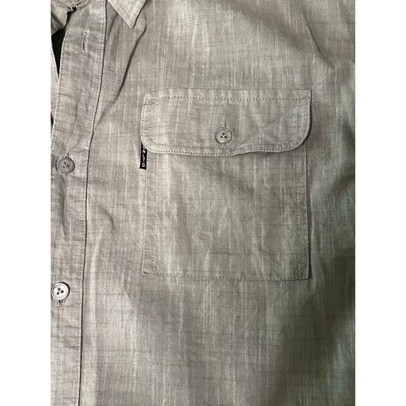 Ecko Unltd Gray Safari Short Sleeve Button Front Shirt XXL - Picture 8 of 9